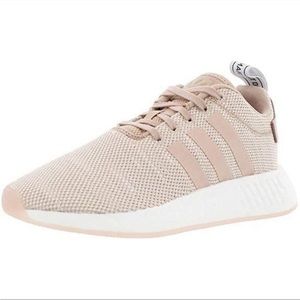 Adidas NMD R2 Ash‎ Pearl White Boost Running Shoes Size 8